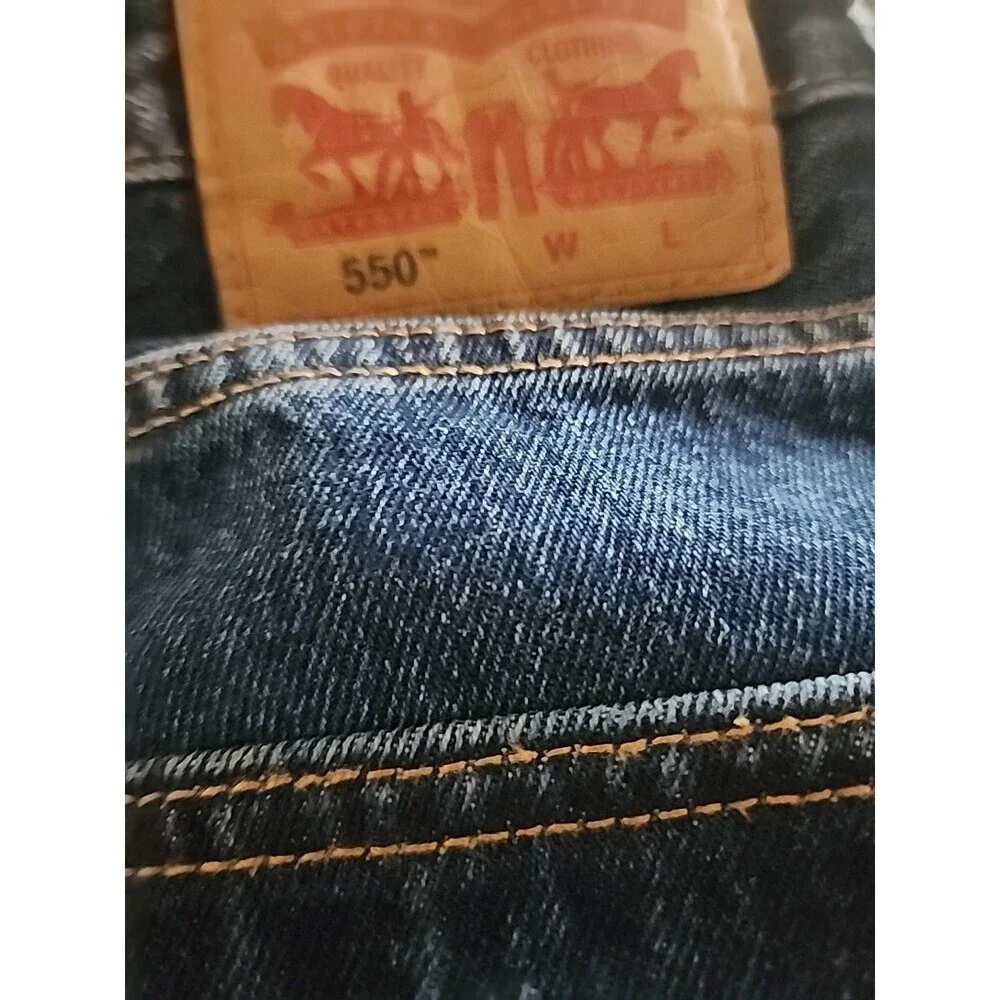 LEVIS 550 Relaxed Fit Jeans 52x28 Big & Tall NWT Stretch New L100‎ Denim